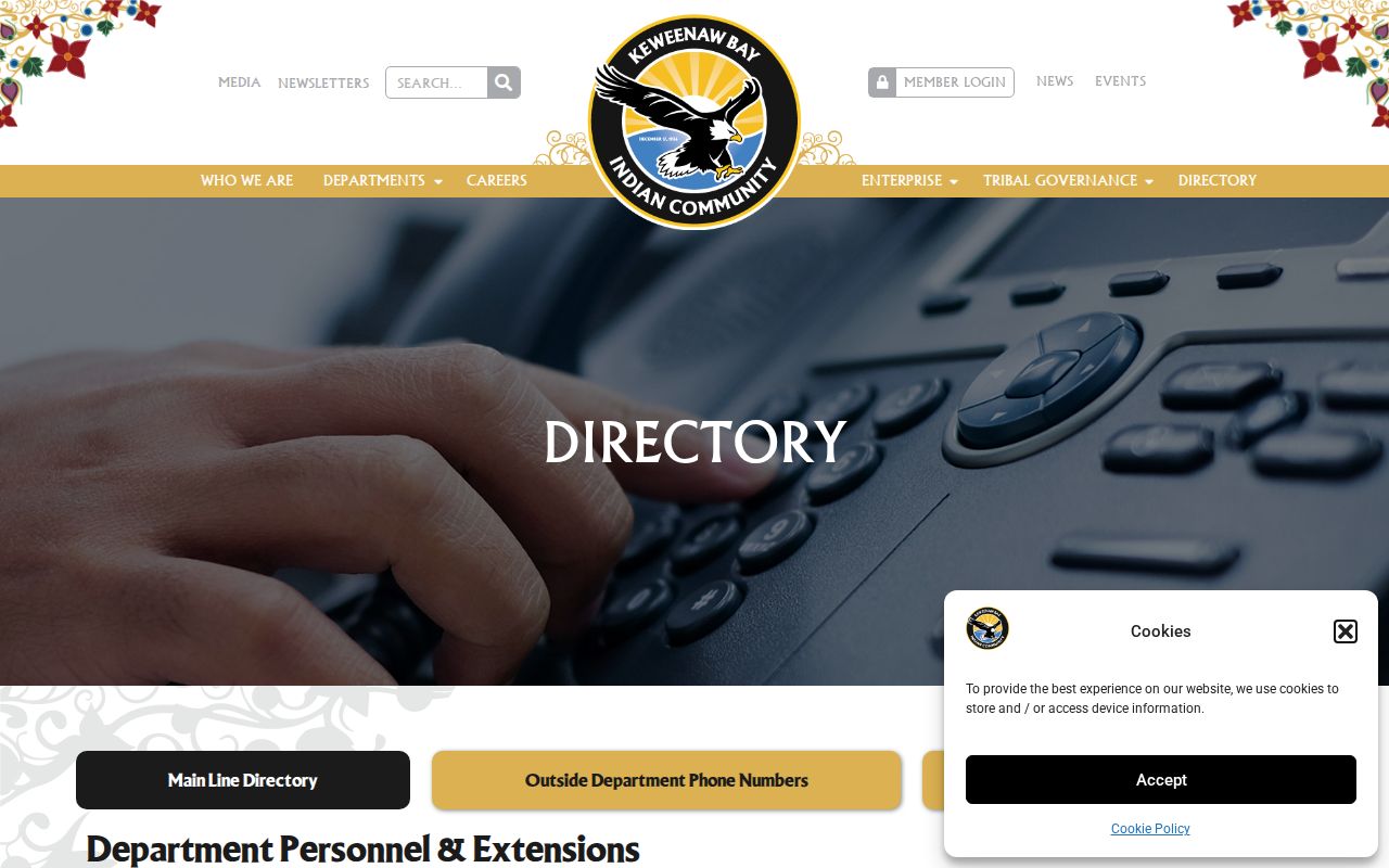 KBIC directory for L’Anse criminal history jurisdiction contacts